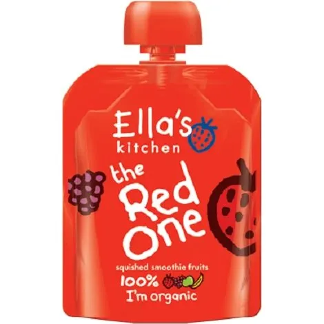 Ella's Kitchen Erdbeer-Himbeer-Püree, 90 g