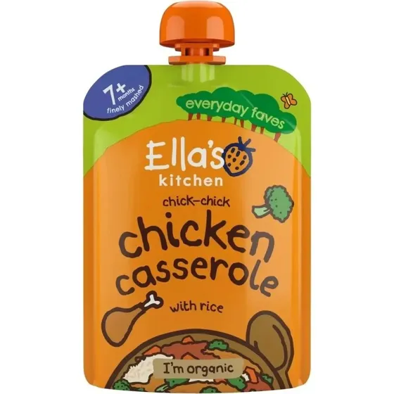 Ella's Kitchen BIO Gebackener Reis mit Huhn, 130 g