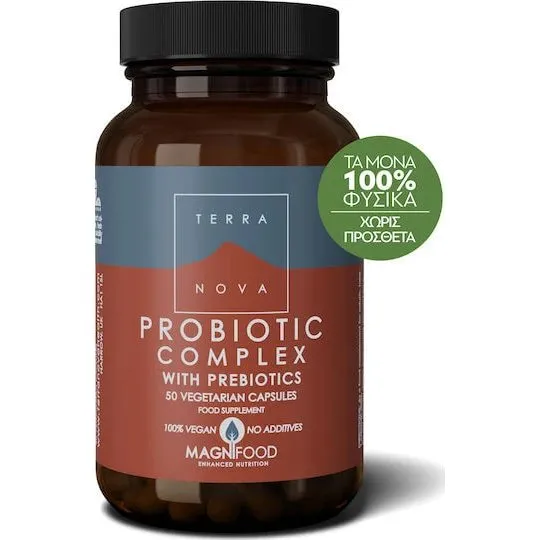 TerraNova Probiotic Complex mit Präbiotika, 100 vegetarische Kapseln