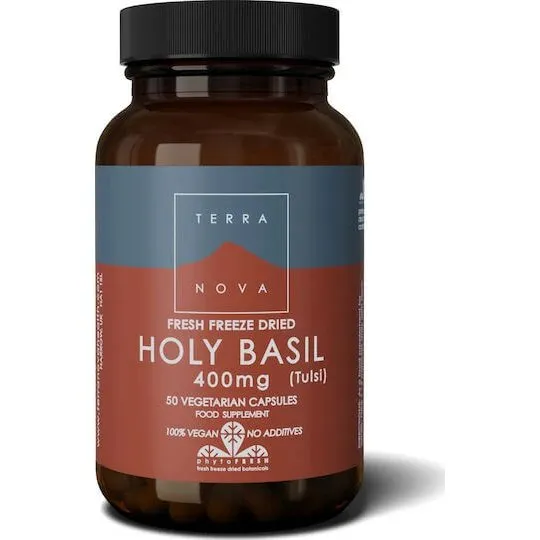 TerraNova Heiliges Basilikum 400mg - 50 pflanzliche Kapseln