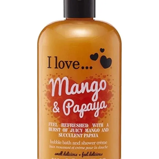 I LOVE Cosmetics Bubble Bath & Shower Creme Mango & Papaya 500ml