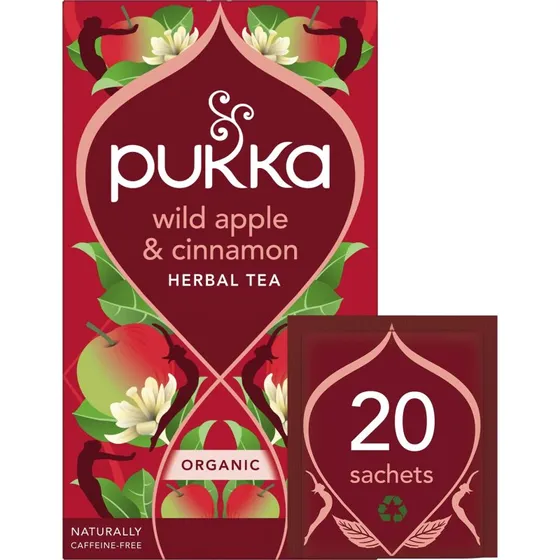 Pukka Wildapfel-Tee mit Zimt und Ingwer 20 Beutel