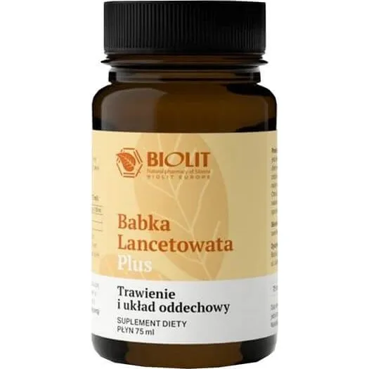 Biolite Lanceolate Babka Plus Spitzwegerich-Sirup, 75 ml