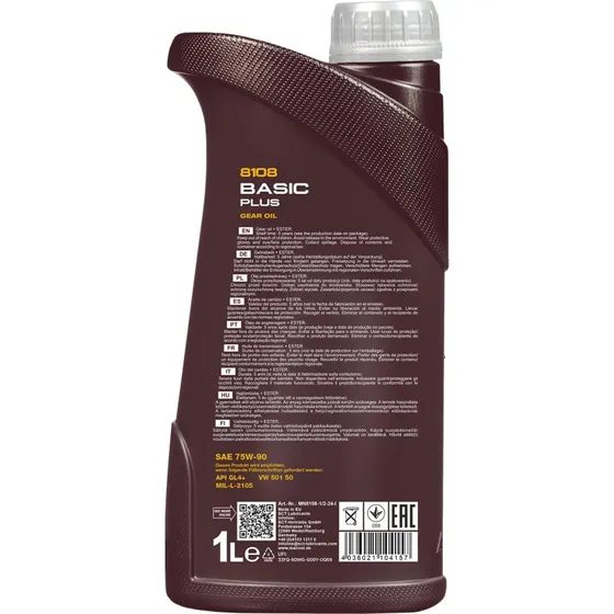MANNOL 75W-90 Basic Plus Getriebeöl 1L
