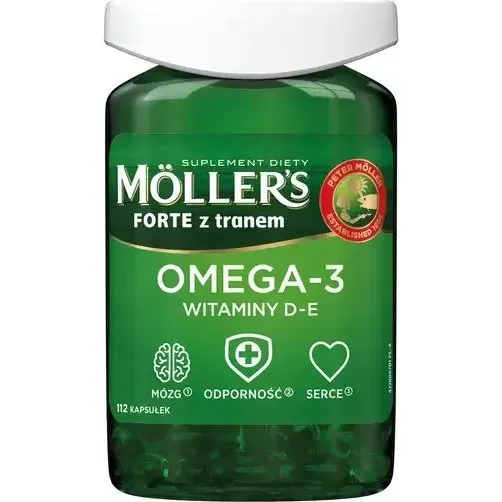 Möller's Omega-3-Fischöl Forte, 112 Kapseln