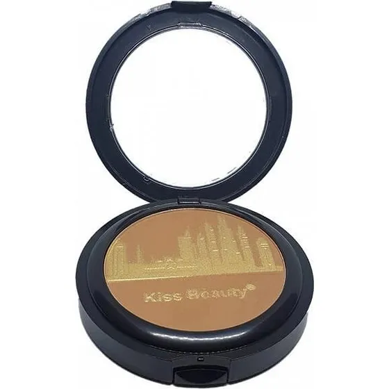 Kiss Beauty City Glow Illuminator Compact Powder, 02