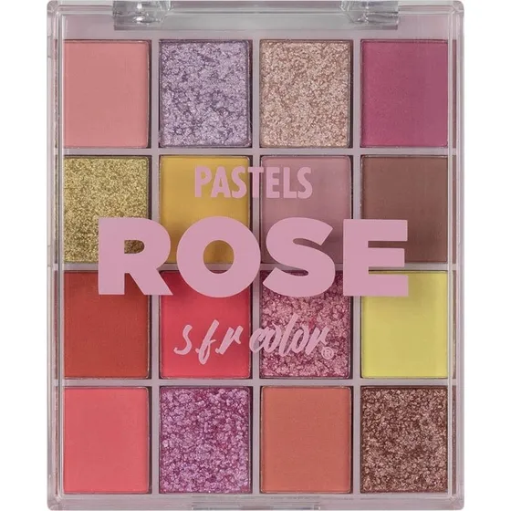 SFR Pastellfarben Lidschatten-Set #01 Rose, 16g