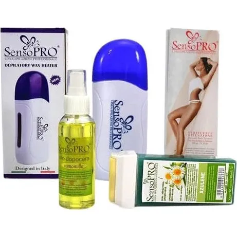 SensoPRO Start Azure Waxing Kit - Komplettset zur Haarentfernung