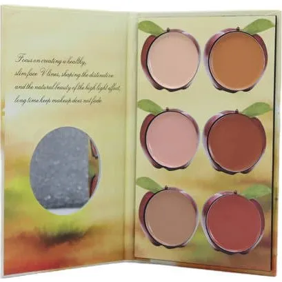 Kiss Beauty Highlight-Konturpalette #1 (6 cremige Farbtöne)