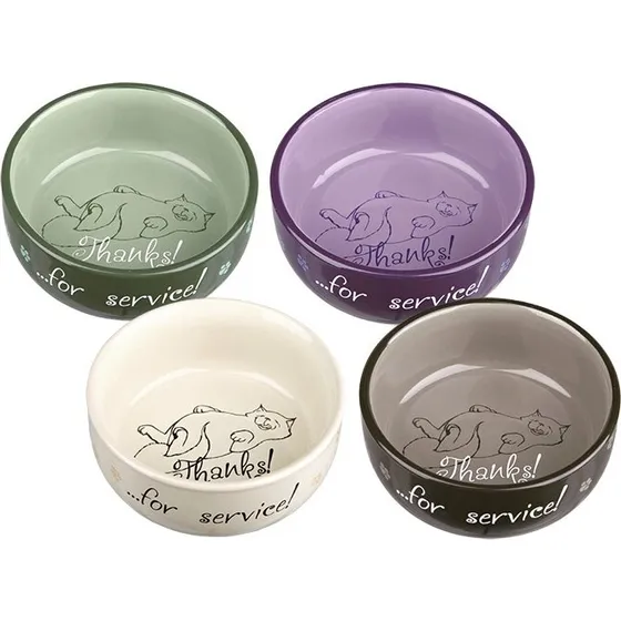 Trixie Keramiknapf Thanks for Service, 300 ml,  11 cm