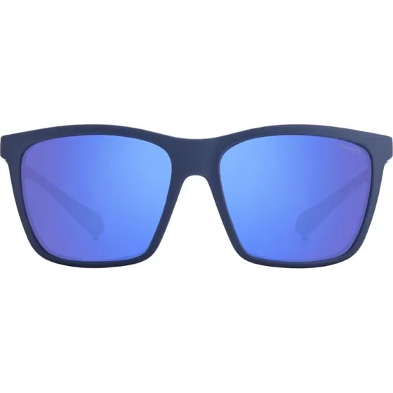 Polaroid PLD 2126/S Herren Sonnenbrille Blau Quadratisch 58mm