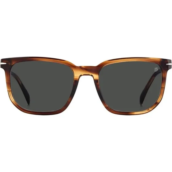 David Beckham DB 1076/S Sonnenbrille Herren Braun/Grau Quadratisch