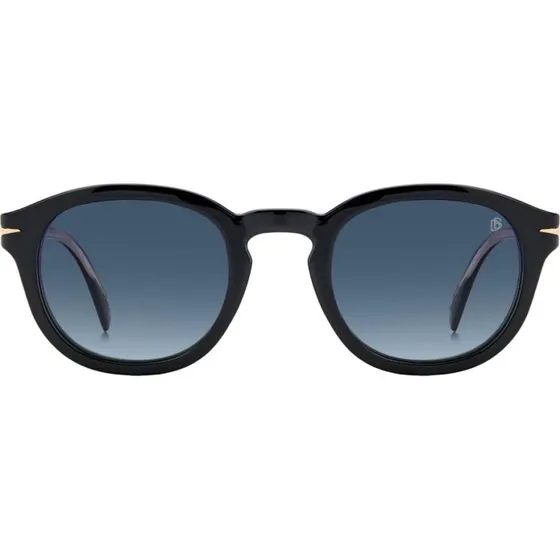 David Beckham DB 1080/CS Brille mit Clip-On Schwarz/Gold Blau