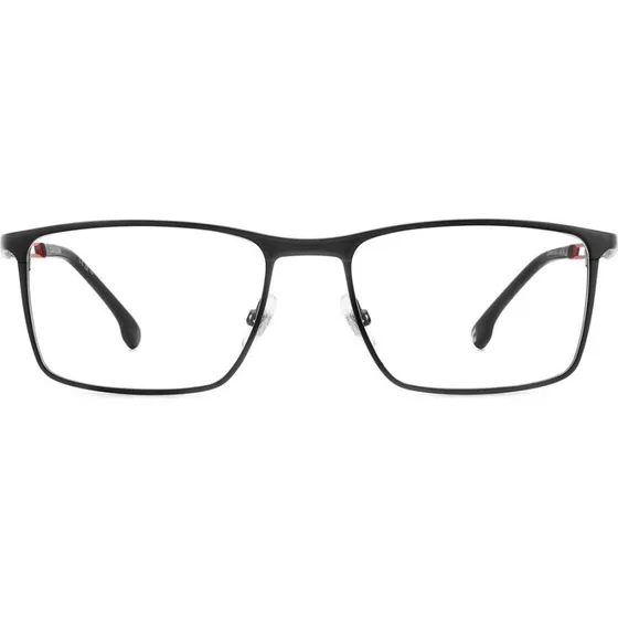 Carrera 8898 Brille Herren - Rechteckig, Schwarz/Rot