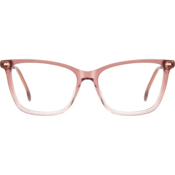 Carrera 3024 Brille Damen - Eckiges Acetat-Gestell in Rosa/Nude
