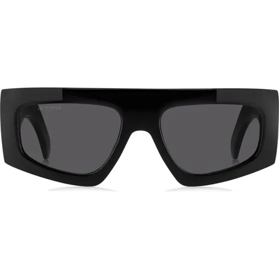 Etro 0032/G/S Sonnenbrille Unisex Schwarz-Grau Quadratisch 54mm