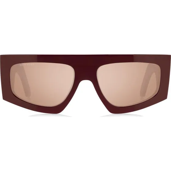 Etro 0032/G/S Sonnenbrille Unisex Quadratisch Rosa/Bordeaux 54mm
