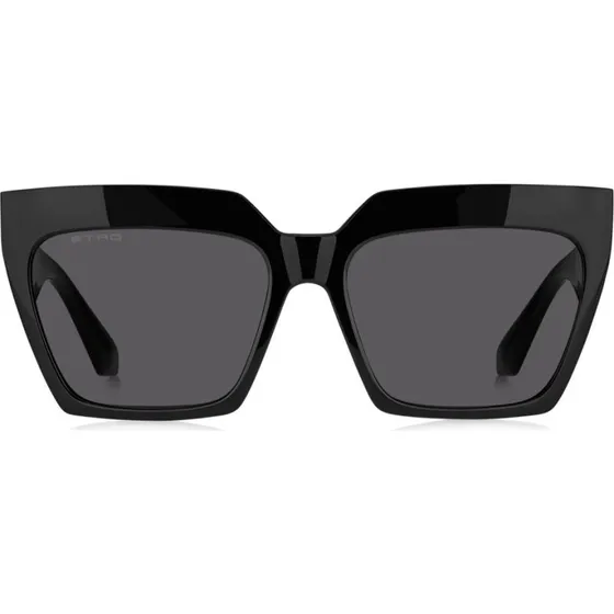 Etro Etro 0001/S Sonnenbrille Damen Schwarz/Grau Oversize