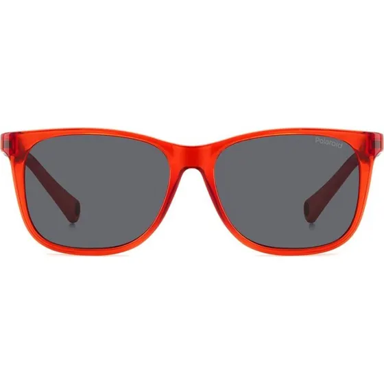 Polaroid PLD 8058/S Sonnenbrille für Kinder - Rot, Quadratisch