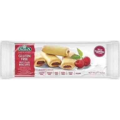 Orgran Glutenfreie Himbeer-Kekse, 175 g