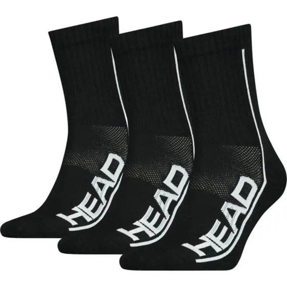 Head Performance Socks 3-Pack Schwarz/Weiß