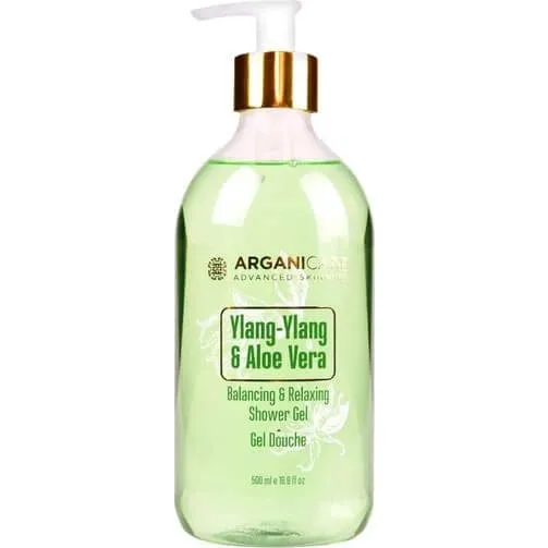 Arganicare Duschgel Aloe Vera & Ylang-Ylang, 500 ml