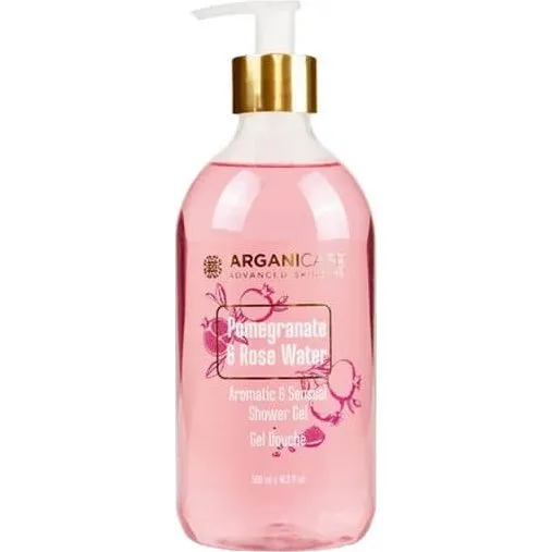 Arganicare Duschgel Granatapfel & Rosenwasser, 500 ml