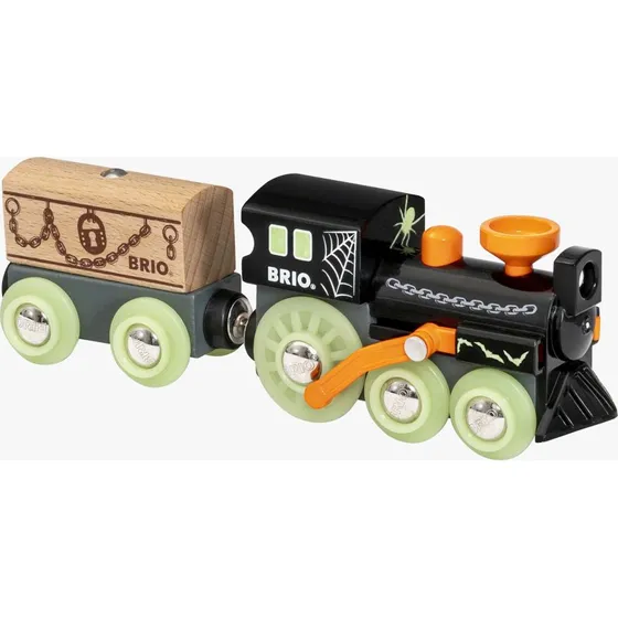 BRIO World Geisterzug Glow in the Dark mit Holztruhe