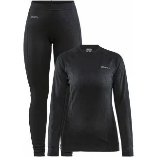 Craft Core Dry Baselayer Set Damen - Schwarz - Medium