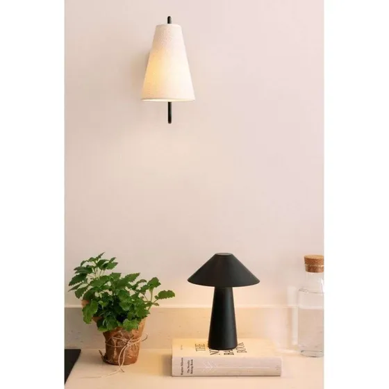 Globen Lighting Cannes Akku-Tischleuchte Schwarz IP44