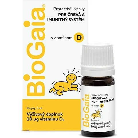 BioGaia Protectis Probiotika mit Vitamin D Tropfen, 5 ml