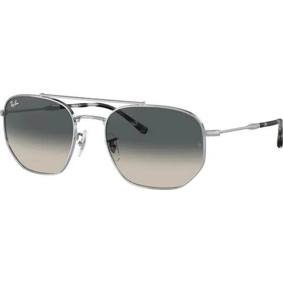 Ray-Ban RB3707 Unisex Sonnenbrille Silber 57