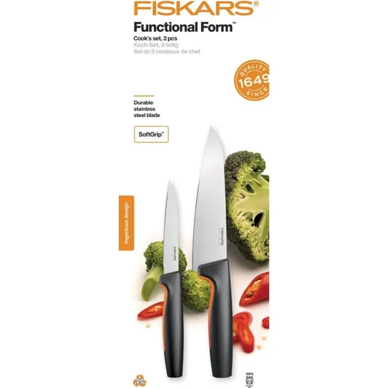 Fiskars FunctionalForm Messerset 2-teilig