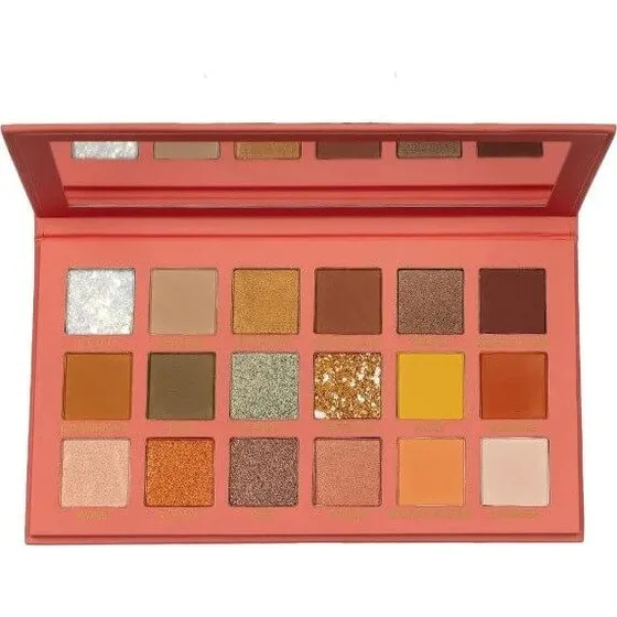 Ucanbe Lidschatten-Palette Living Coral - 18 Farben