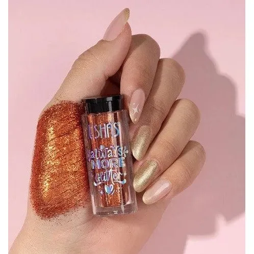 Ushas Always More Glitter Lidschatten-Puder, Farbe 06