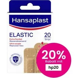 Hansaplast Elastic Strips  20 extra flexible Textilpflaster