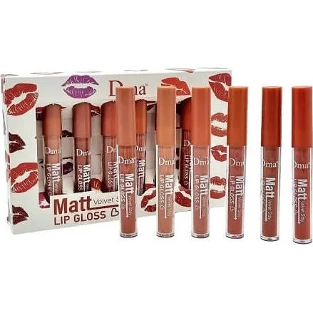 6er-Set Matt Velvet Stay Lippenstifte, Matt & Samtig