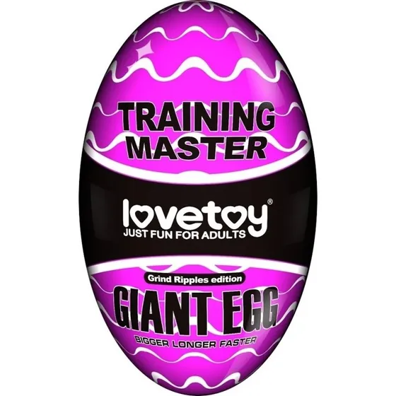 Lovetoy GIANT EGG Transparenter Masturbator für Männer