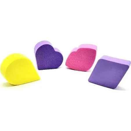 Top Beauty Make-up-Schwämmchen-Set Natural Mode, 4 Stück