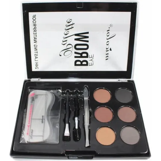 Micolor Augenbrauen-Kit, 24H Waterproof