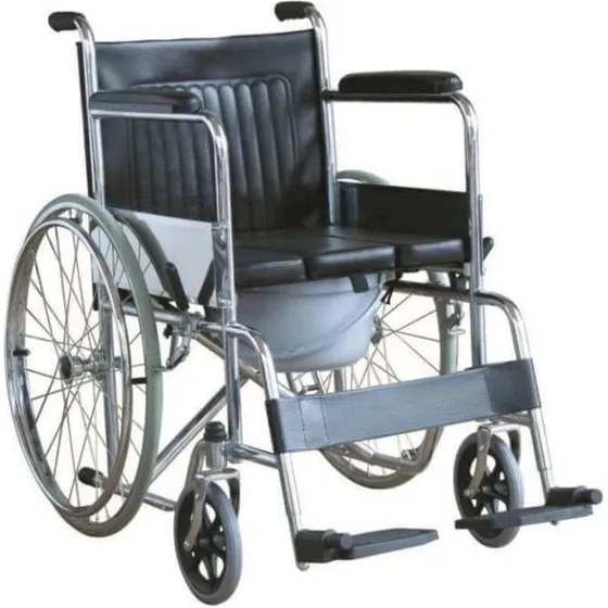 DrHappy JL 609U U-förmiger Toiletten-Rollstuhl mit Sitz