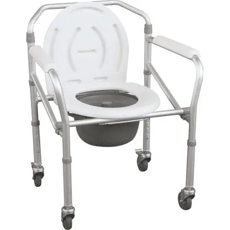 DrHappy JL696L Toilettenstuhl mit Rollen