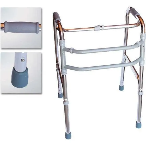 DrHappy JL915L Seaside Rollator - Höhenverstellbar & Klappbar