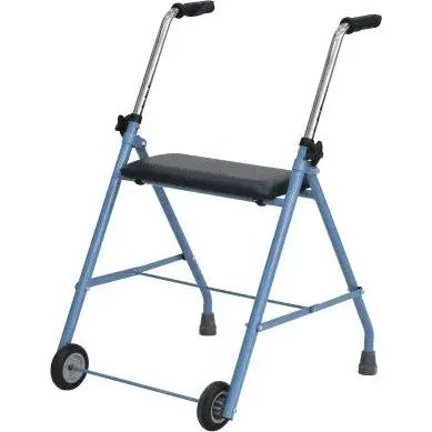 DrHappy JL9141L Gehhilfe mit Sitz und Rollen