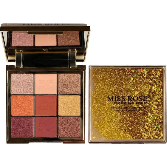 Miss Rose Lidschatten-Set, 9 Farben
