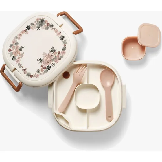 Elodie Thermosflasche & Brotdose Blue Garden Set