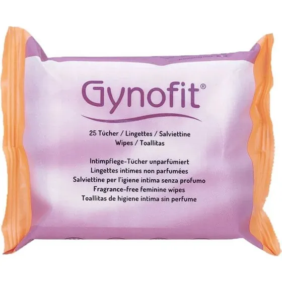 GYNOFIT Intimpflege-Tücher unparfümiert, 25 Stück