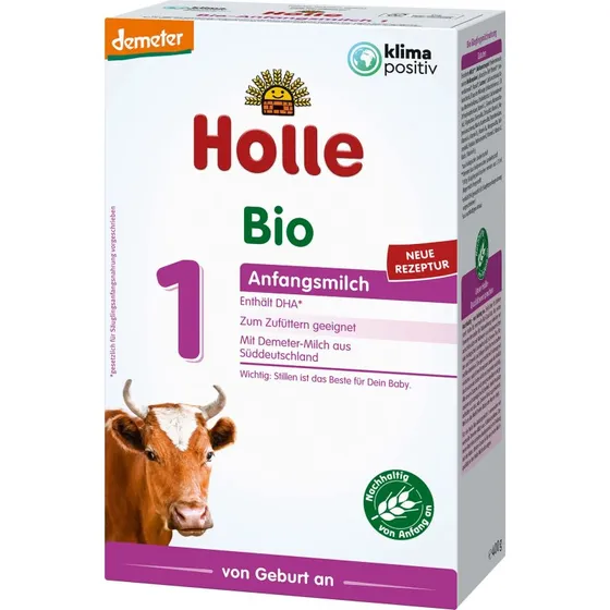 Holle Bio 1 Säuglingsmilch ab Geburt, 400 g