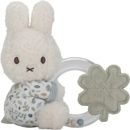 Little Dutch Miffy Ringrassel Blau Lucky Leaves Nijn463