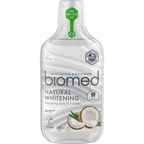 Biomed Super White Mundspülung Minze & Kokosnuss 500 ml